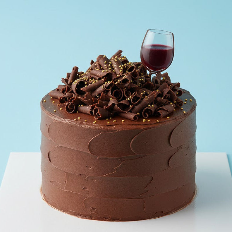 Cheers to Chocolate Cake