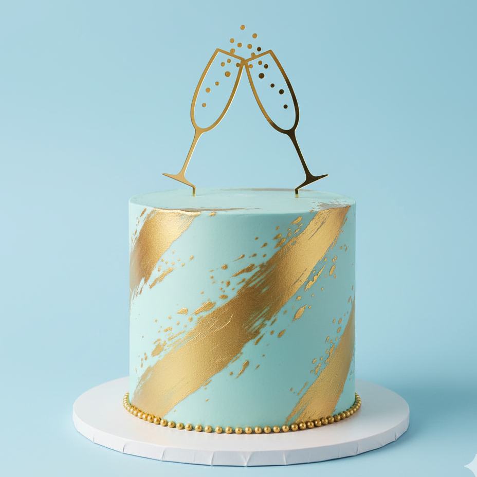Cheers to Single Life Cake