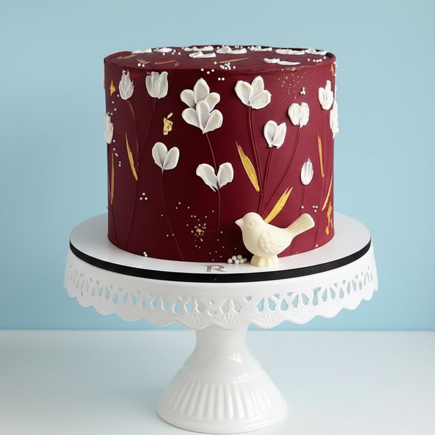 Crimson Love Whisper Cake