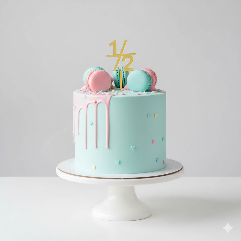 Cute Half Drip Cake