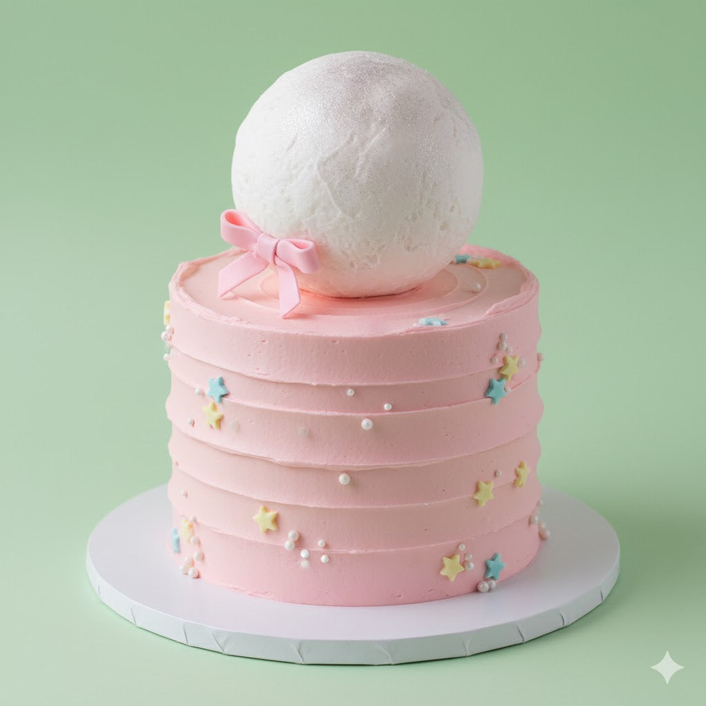 Cute Powder Puff Cake