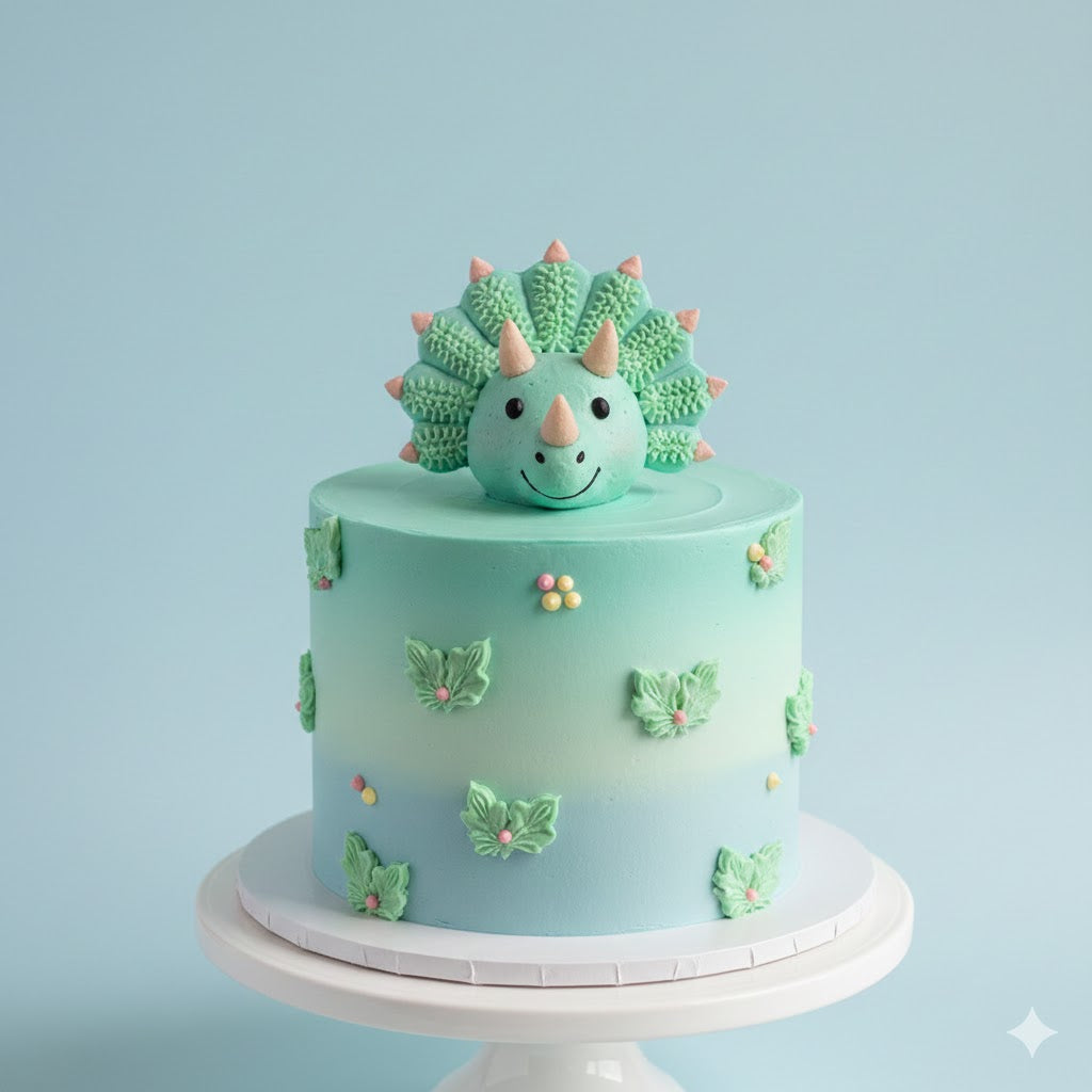 Cute Triceratops Cake