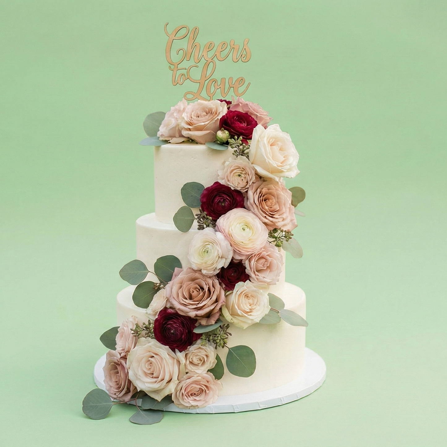 Elegant Blooms Cake