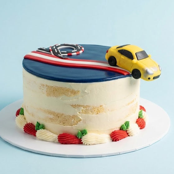 Fast Lane Car Cake