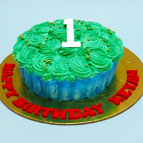 First Birthday Cupcake Cake