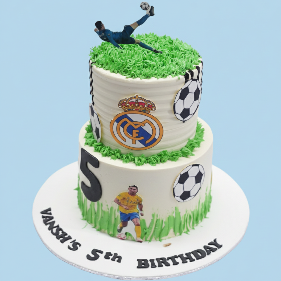Football Number Cake