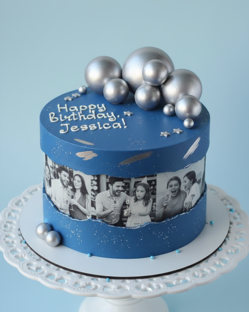 Galaxy Memories Cake
