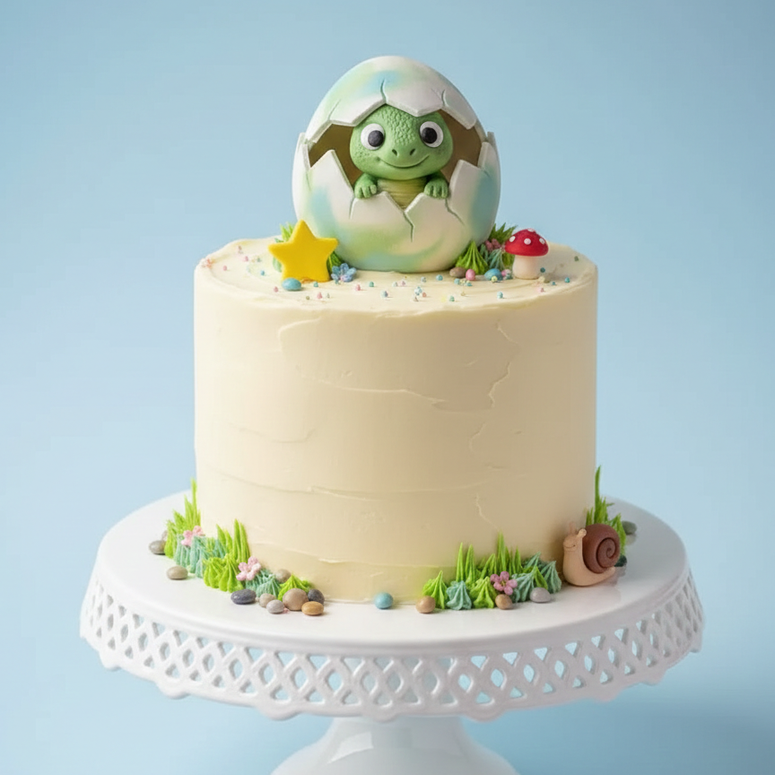 Dino Egg Surprise Cake