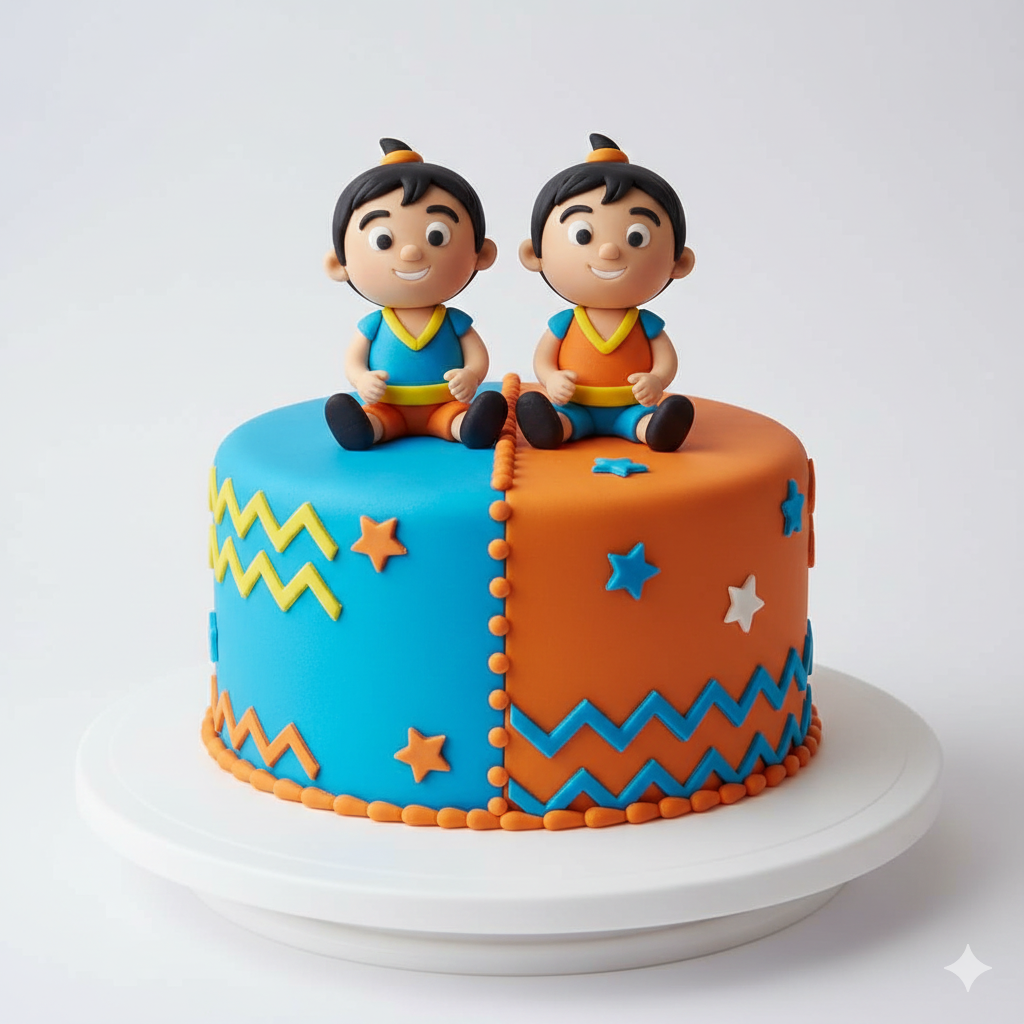 Dholu–Bholu Duo Cake