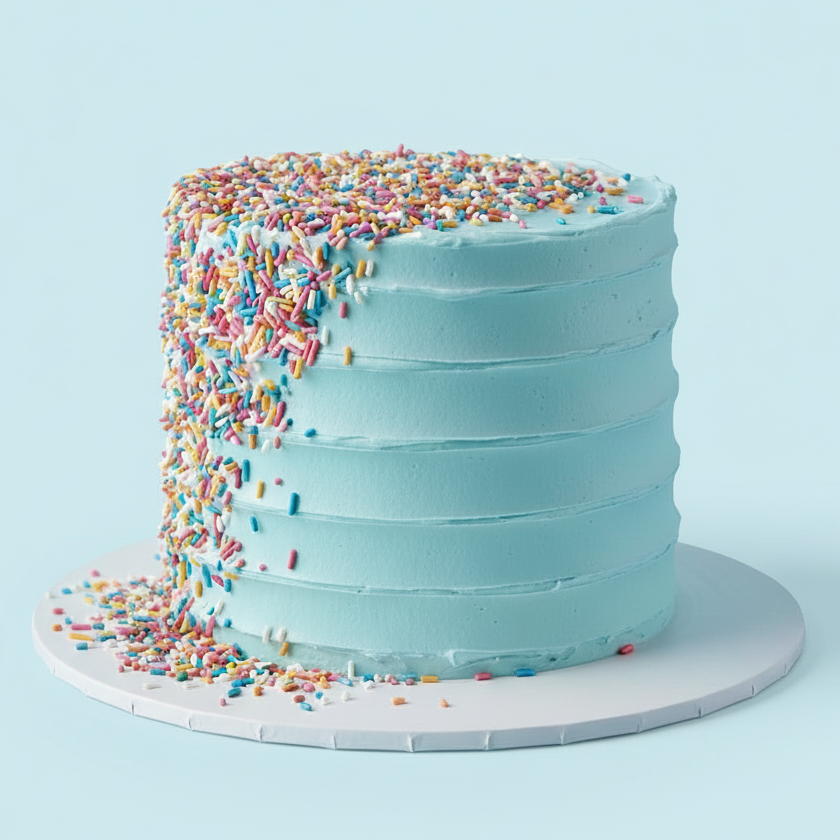 Sprinkle Magic Cake