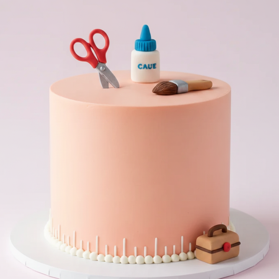DIY Craft Tools Cake