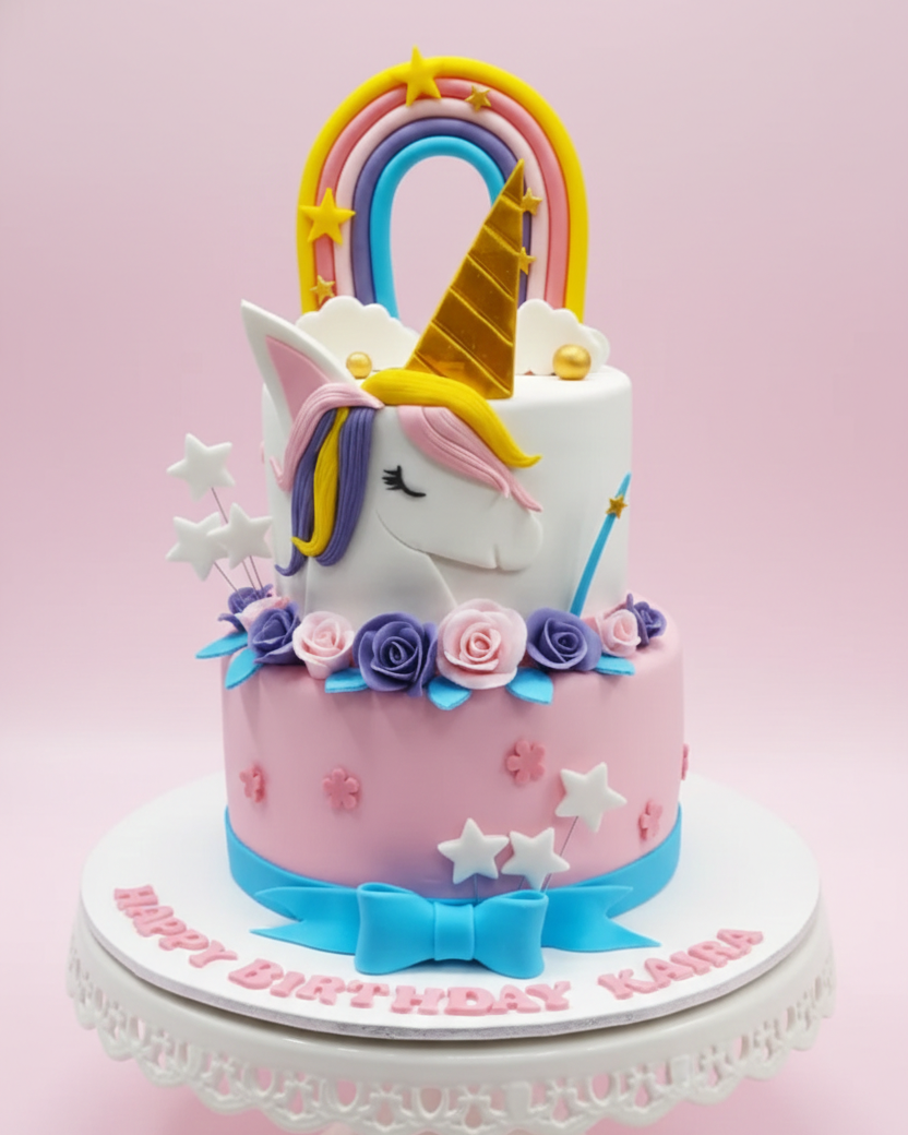 Rainbow Delight Cake