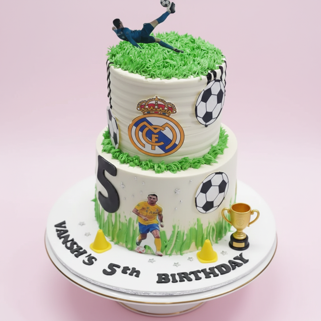 Football Number Cake