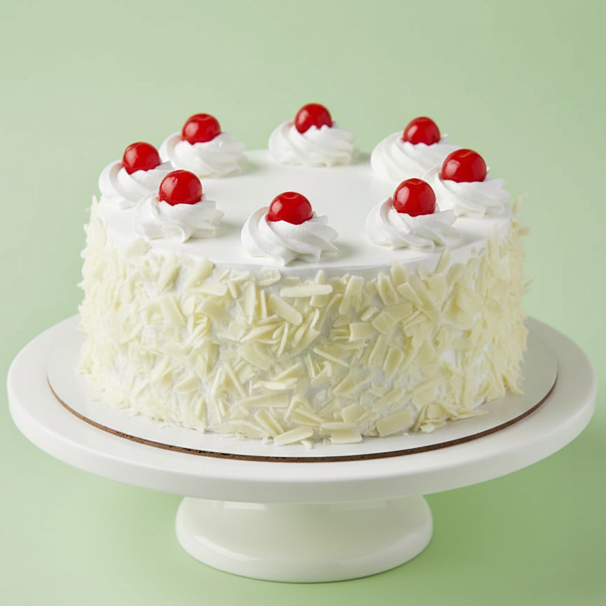 White Forest Cake