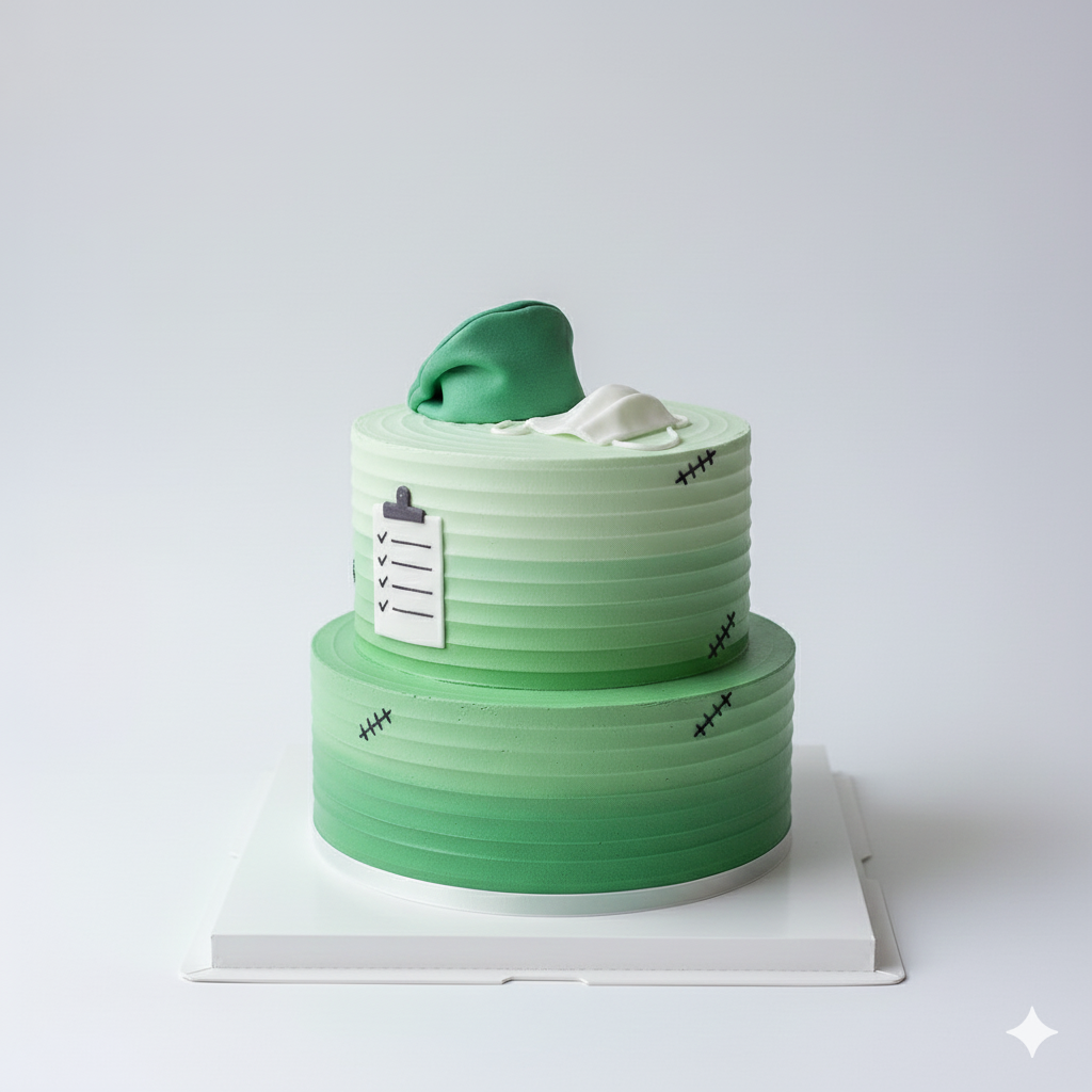 Surgeon Scrub Cake