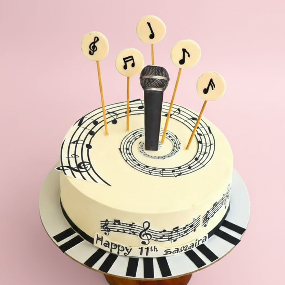 Melody Mic Celebration Cake