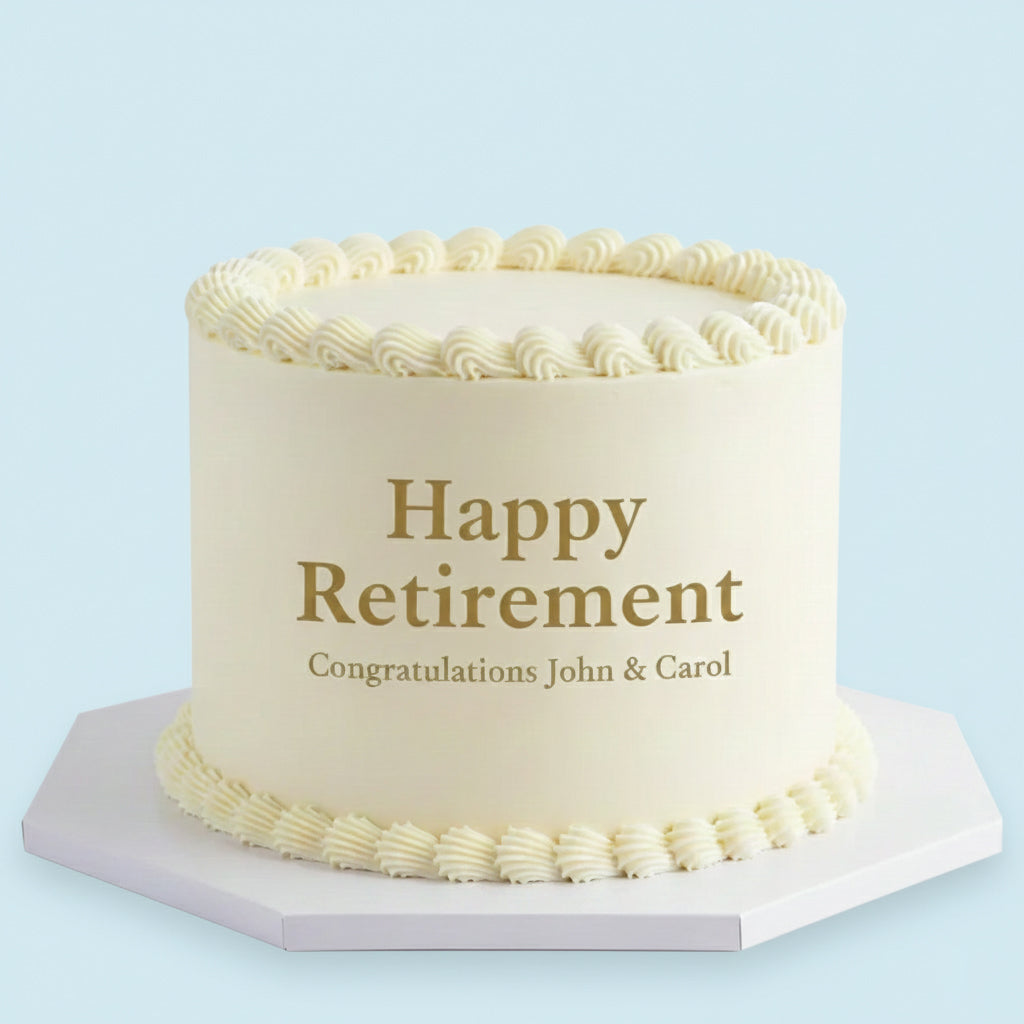 Happy Retirement Classic Cake