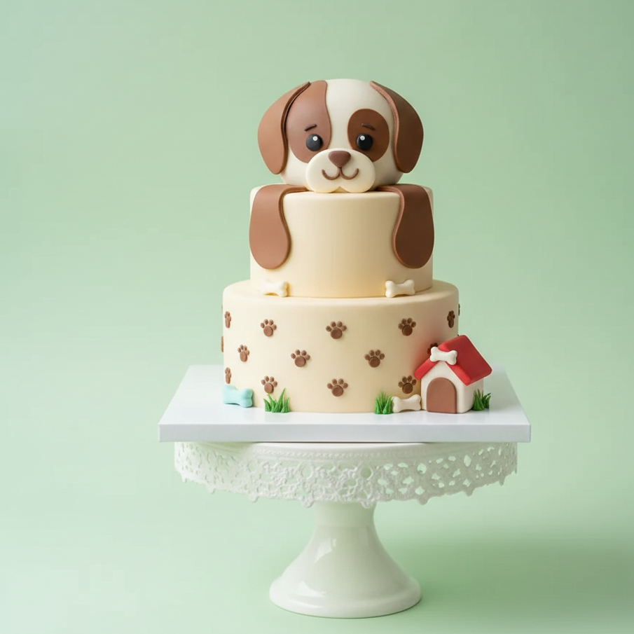 Baby Puppy Cake