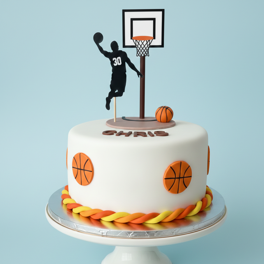 Basketball Hoop Stand Cake
