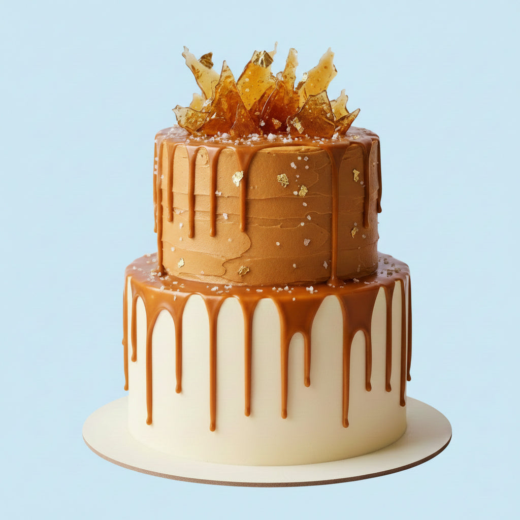 Salted Caramel Indulgence Drip Cake