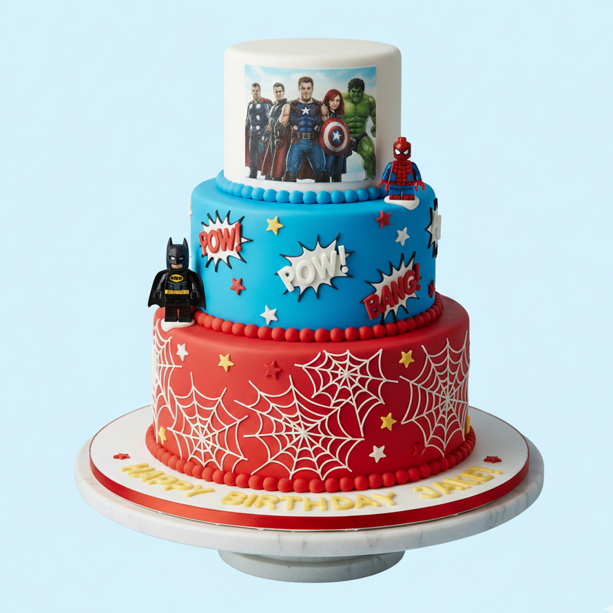 Avengers Fusion Cake