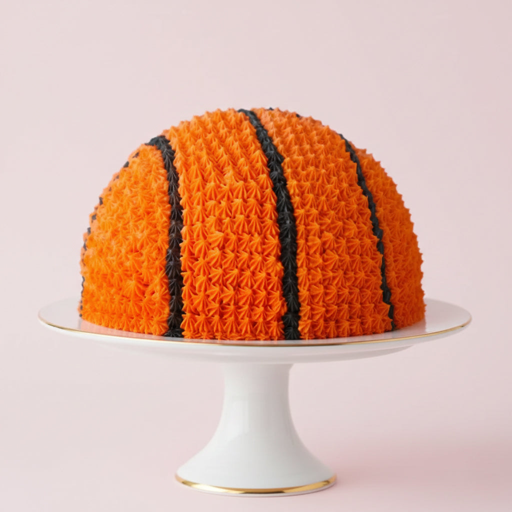 Half Basketball Shape Cake