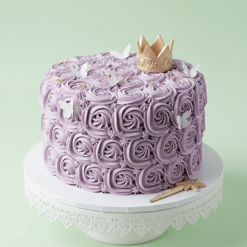 Princess Rosette Cake