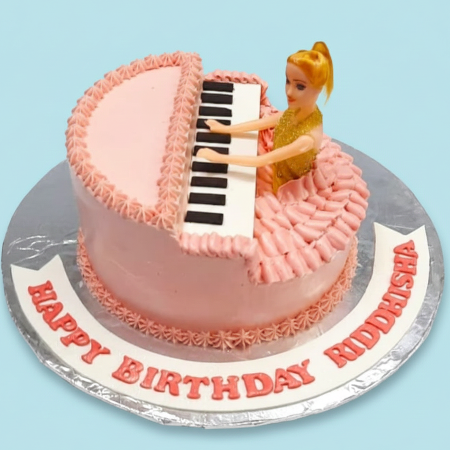Barbie's Piano Cake