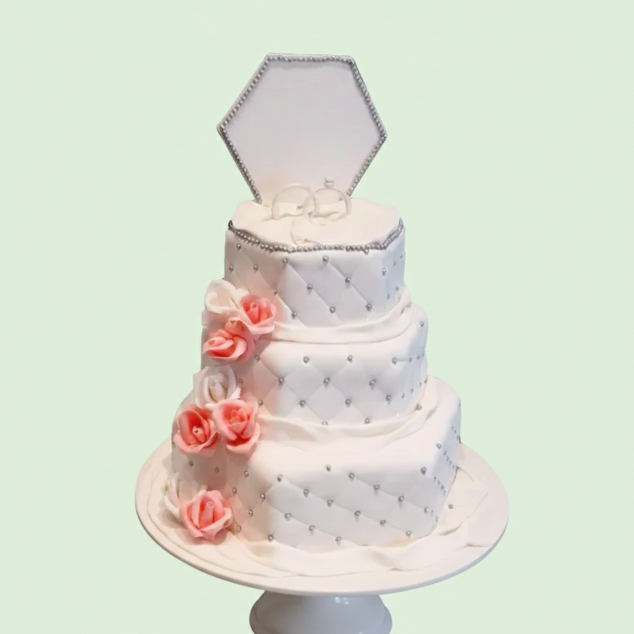 Ring Ceremony Multilayer Cake