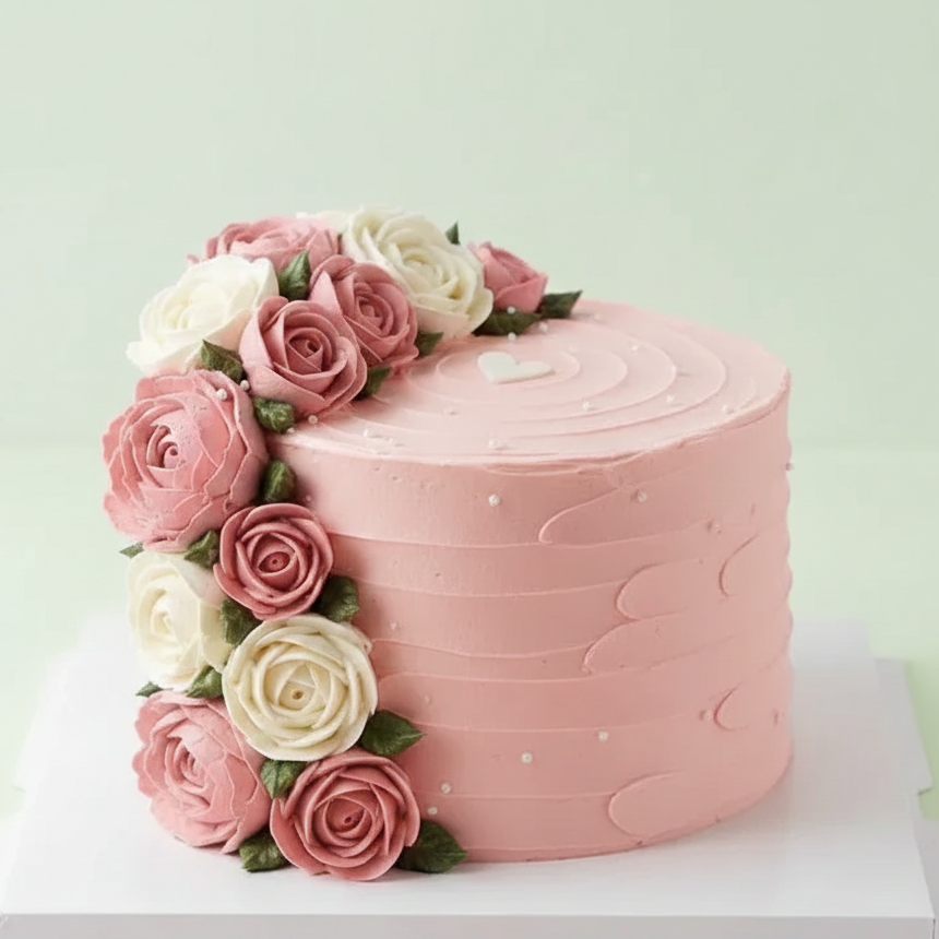 Blush Romance Cake