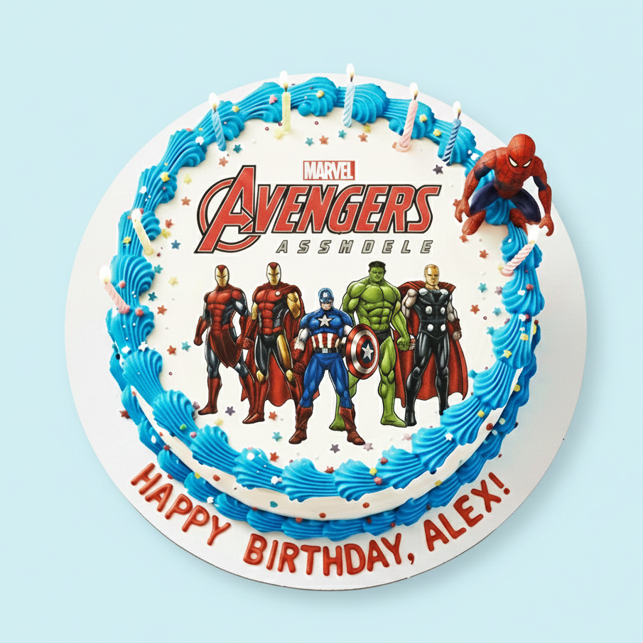 Avengers Team Spirit Cake