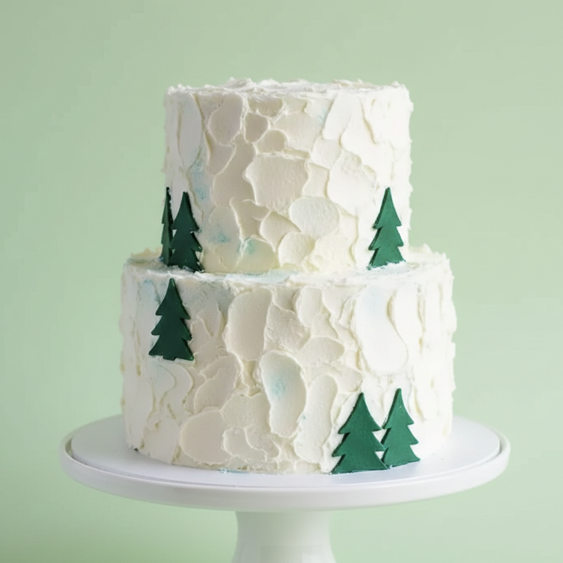 Snow Adventure Cake