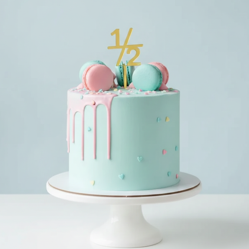 Cute Half Drip Cake