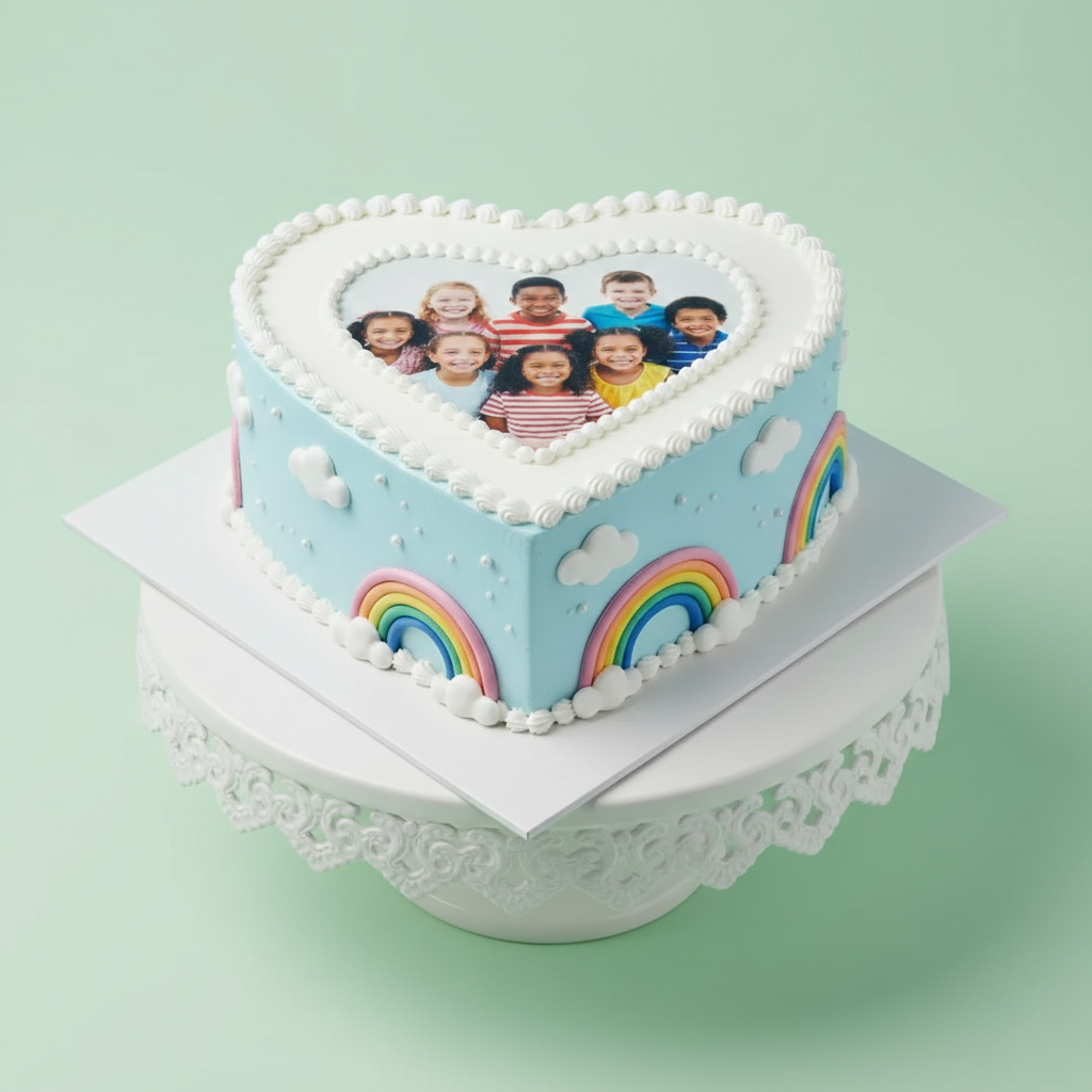 Smile Bright Photo Cake