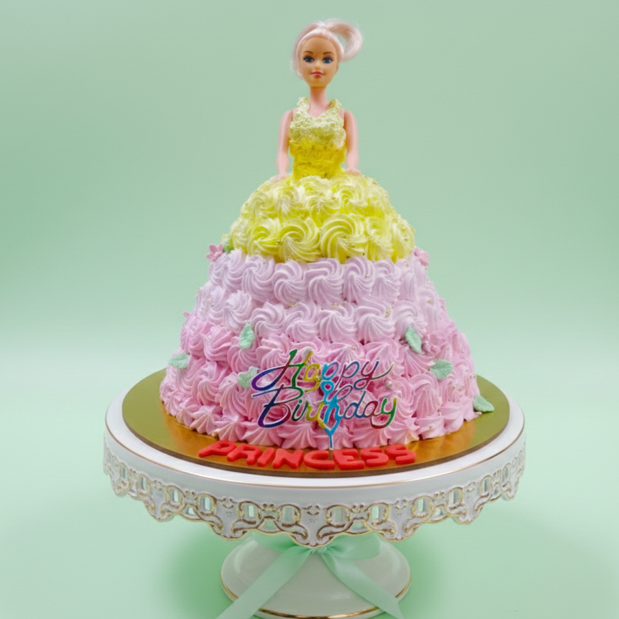 Princess Doll Gown Cake