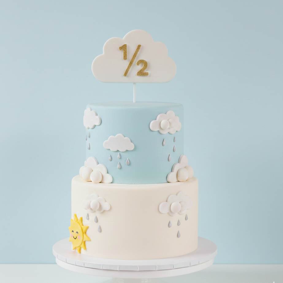 Half Cloud Cake