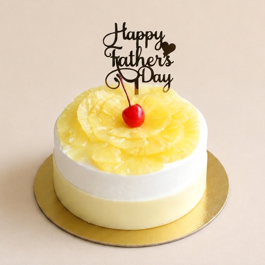 Father's Day Pineapple Cake