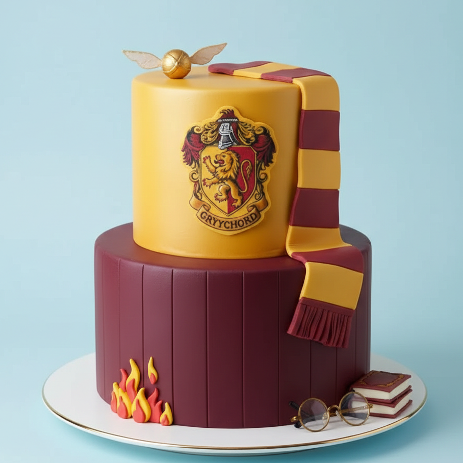 Cute Gryffindor Cake