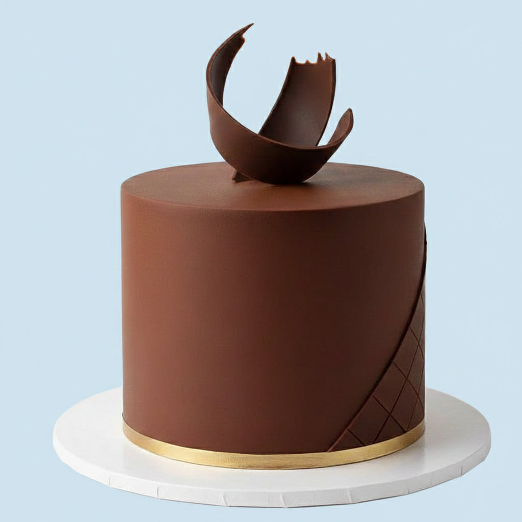 Rich Cocoa Birthday Cake