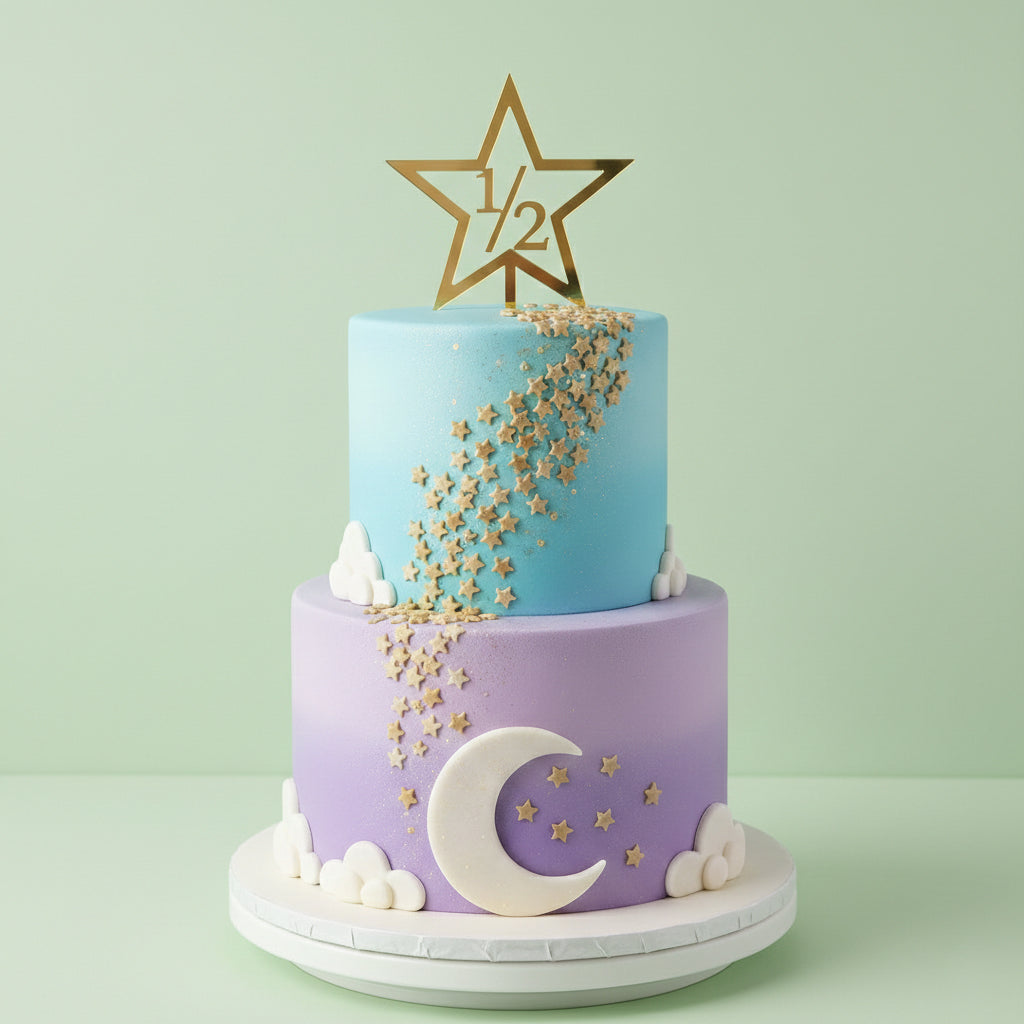 Baby Half Milestone Cake