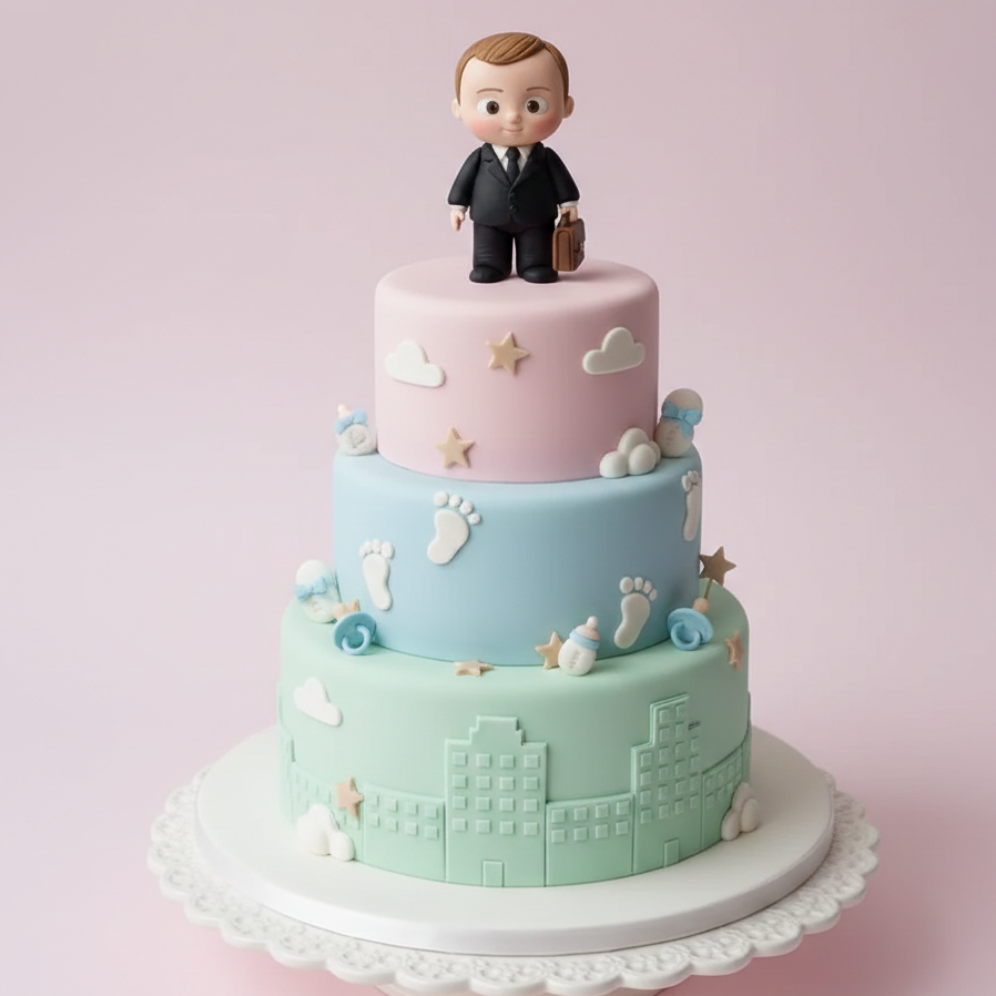 Baby in Charge Cake