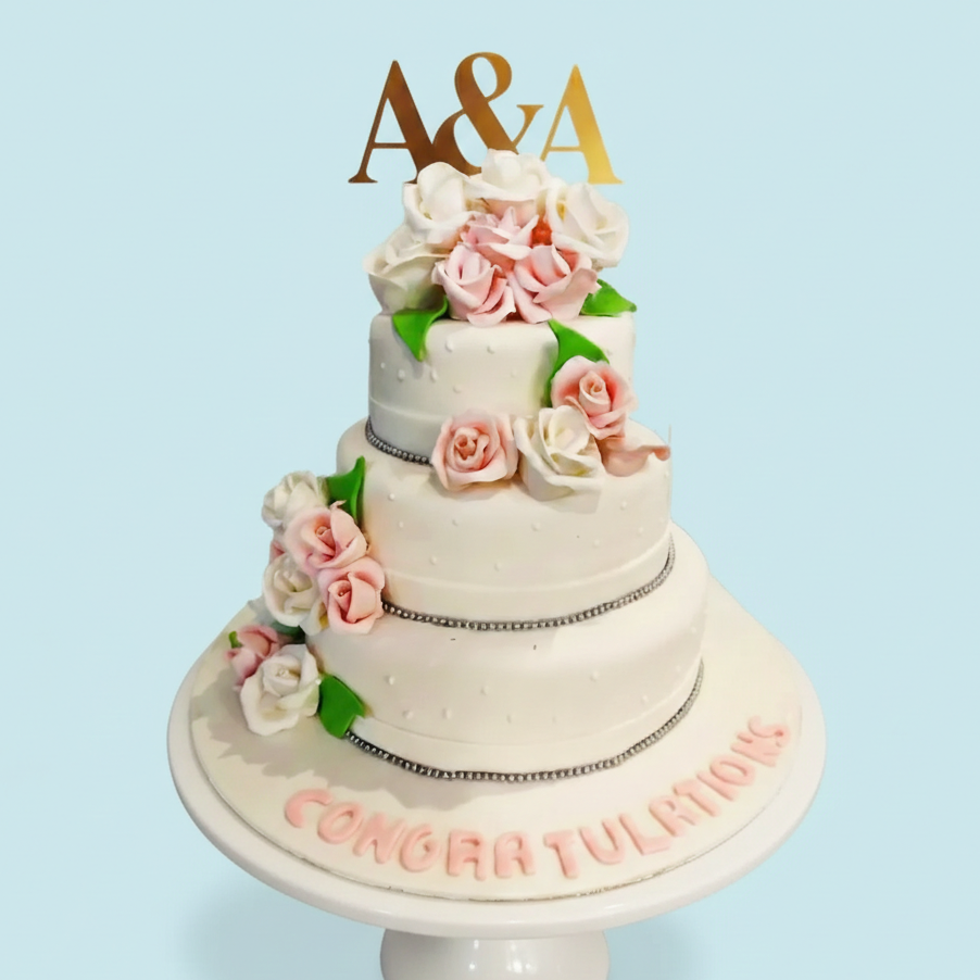 Golden Love Cake