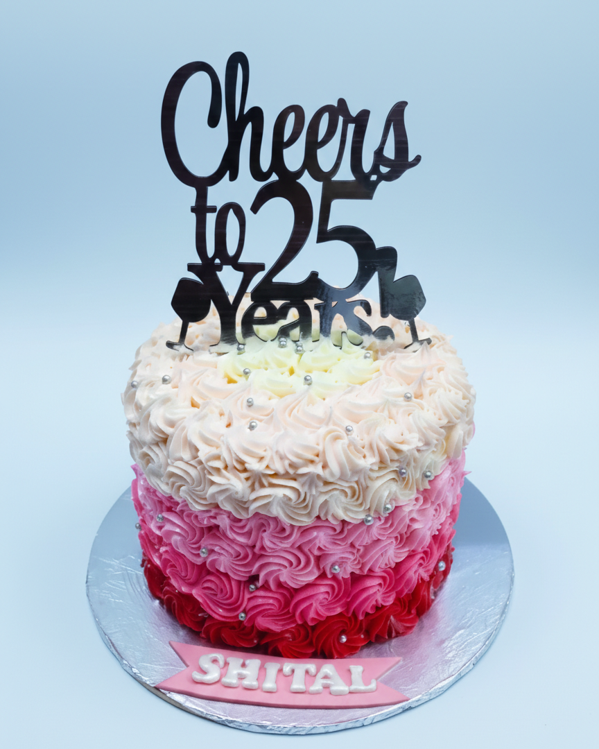 Silver Jubilee Cheers Cake