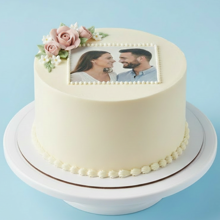 Together Forever Photo Cake