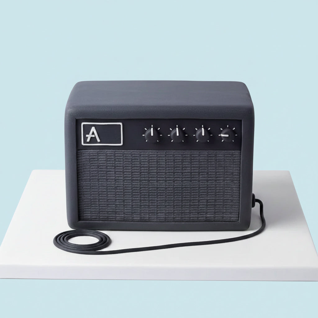 Electric Guitar Amp Cake