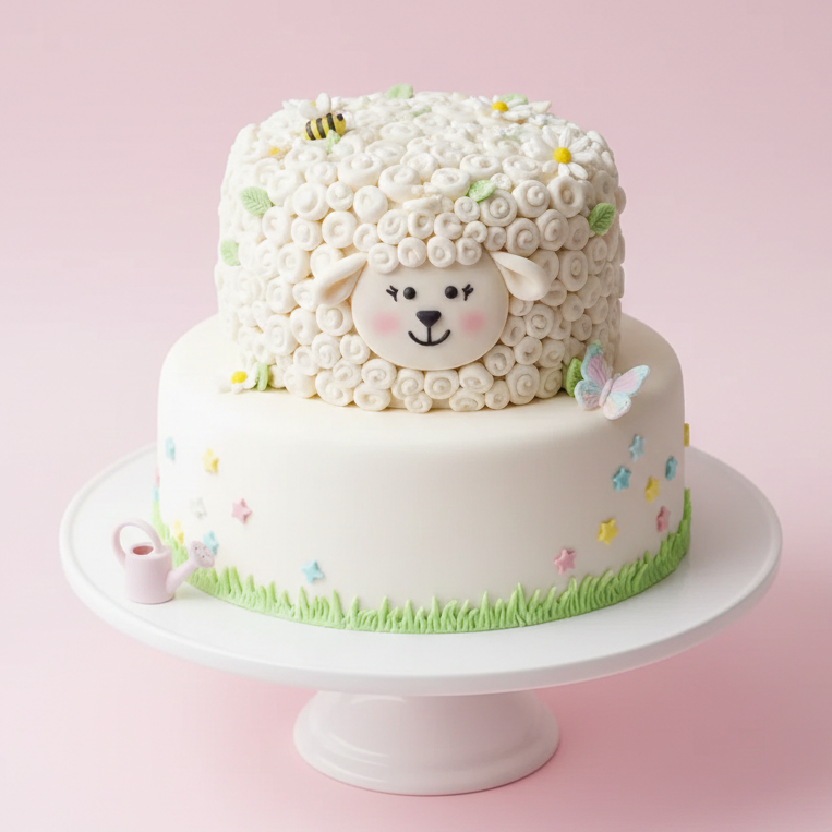 Baby Sheep Cake