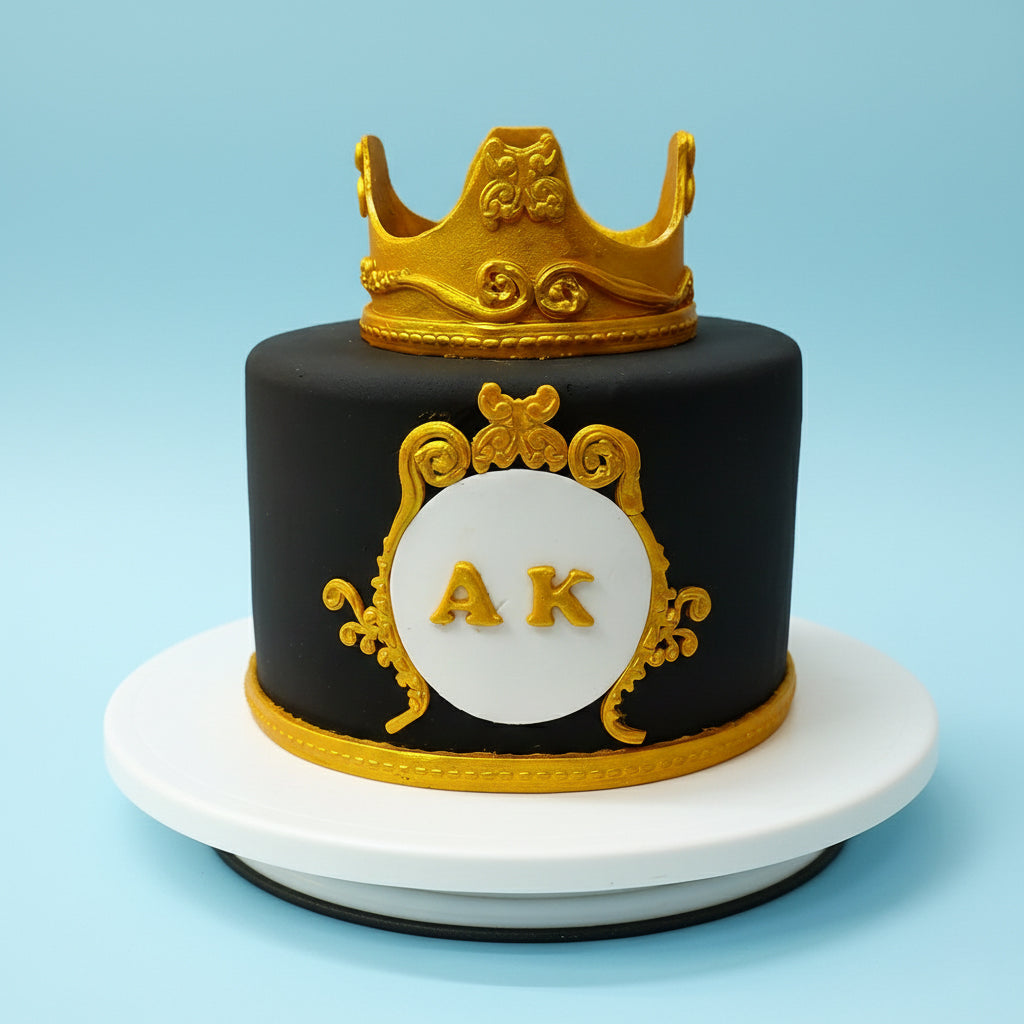 The golden throne cake