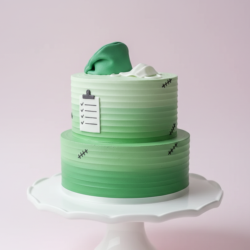 Surgeon Scrub Cake