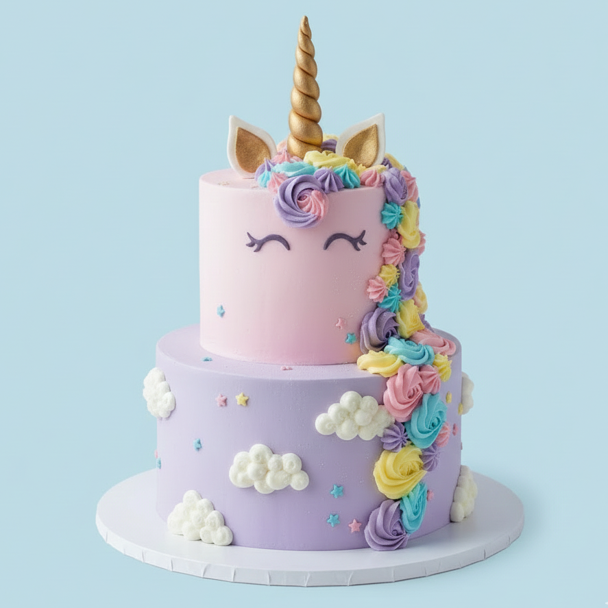 Cute Unicorn Cake