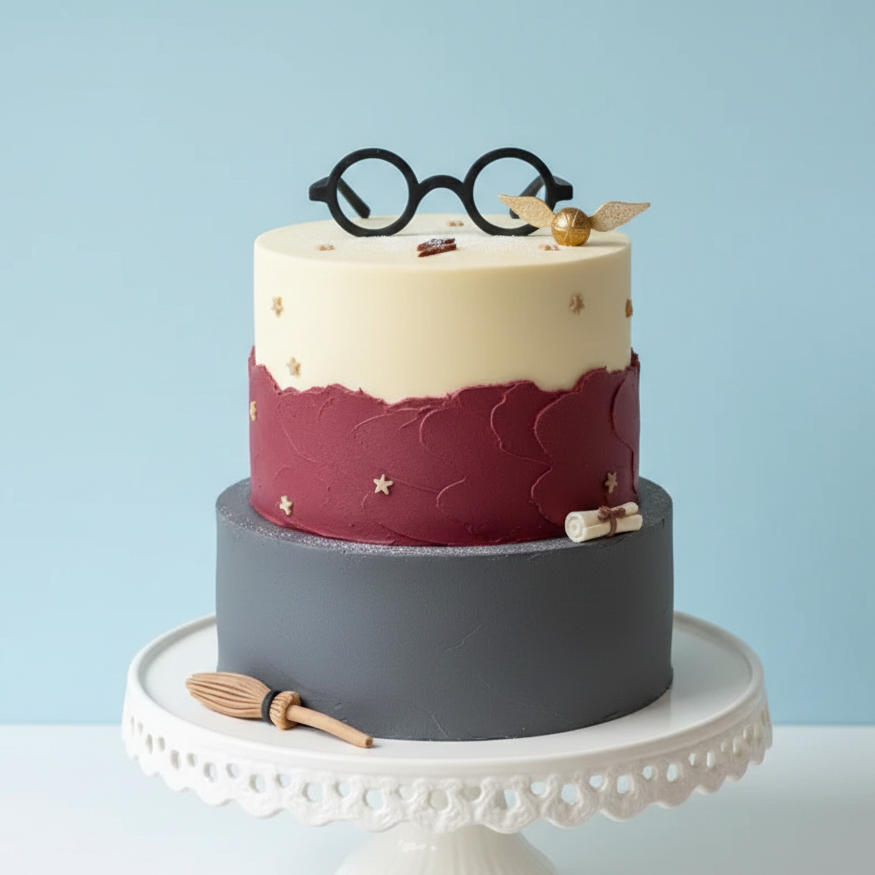 Wizard Glasses & Scar Cake